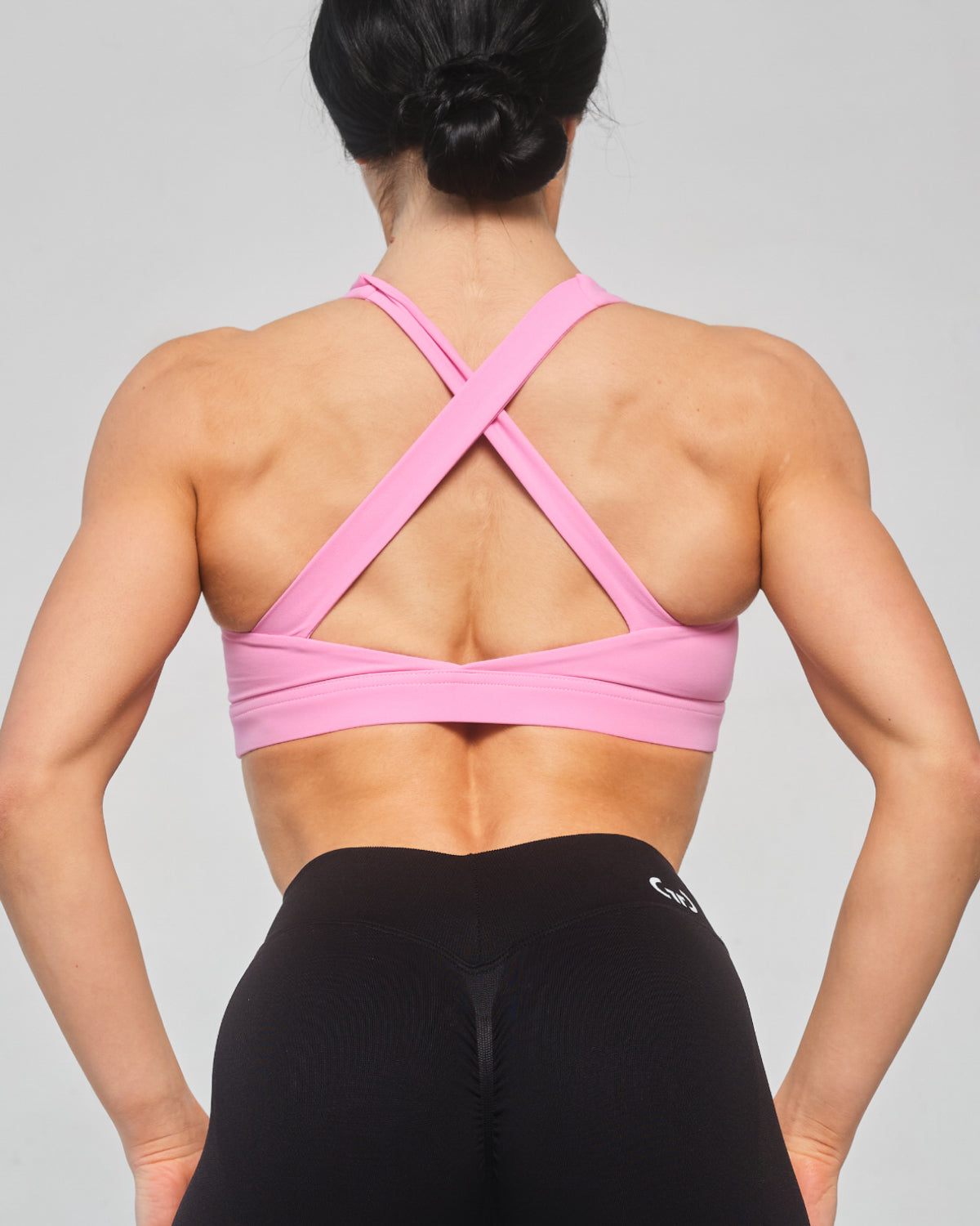 Pink Bralette for Women – Seamless, Light Support Gym Wear | Soft Breathable Fabric