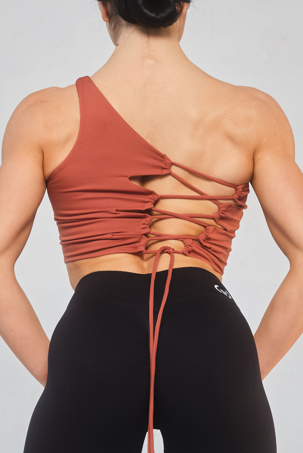 Coral Crossback Bralette for Women – Seamless, Light Support Gym Wear | Soft Breathable Fabric