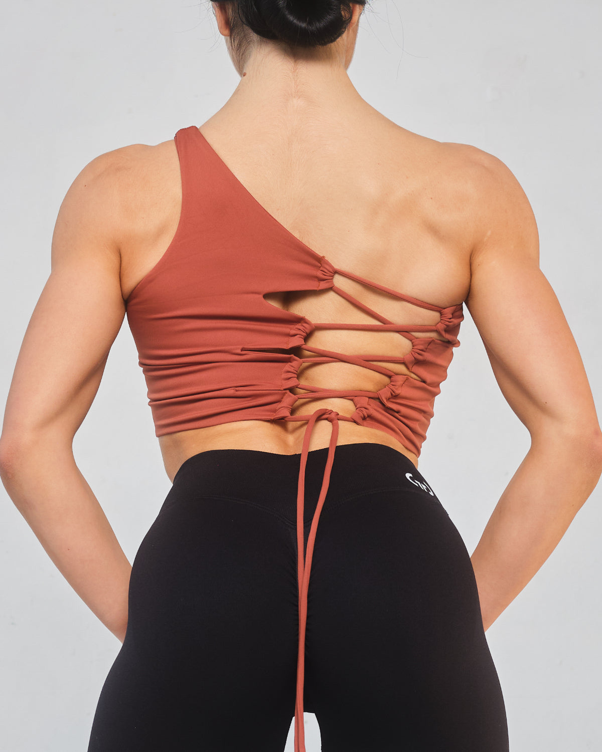 Coral Crossback Bralette for Women – Seamless, Light Support Gym Wear | Soft Breathable Fabric