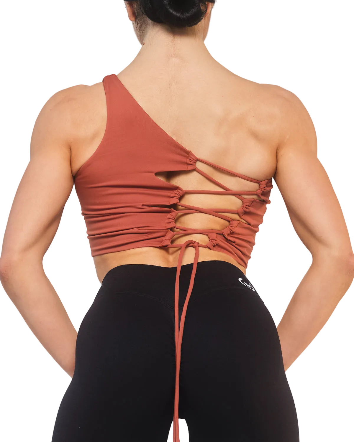 Coral Crossback Bralette for Women – Seamless, Light Support Gym Wear | Soft Breathable Fabric