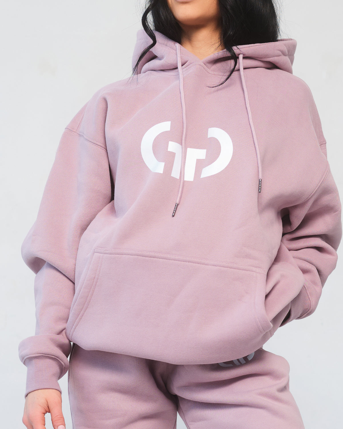 Athleisure Hoodie for Women in Pink – Ultra-Soft Fabric, Relaxed Fit with Drawstring Hood & Pockets