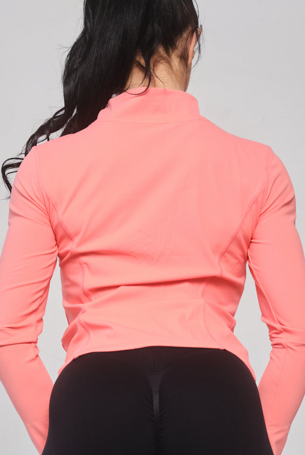 Women’s Athleisure Jacket in Pink – Stylish Performance Layer with Zippered Pockets & Adjustable Cuffs - Get Things Done Jacket