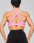 Pink Bralette for Women – Seamless, Light Support Gym Wear | Soft Breathable Fabric