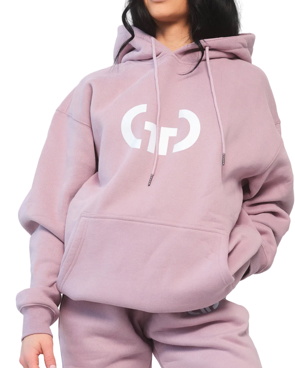 Athleisure Hoodie for Women in Pink – Ultra-Soft Fabric, Relaxed Fit with Drawstring Hood & Pockets