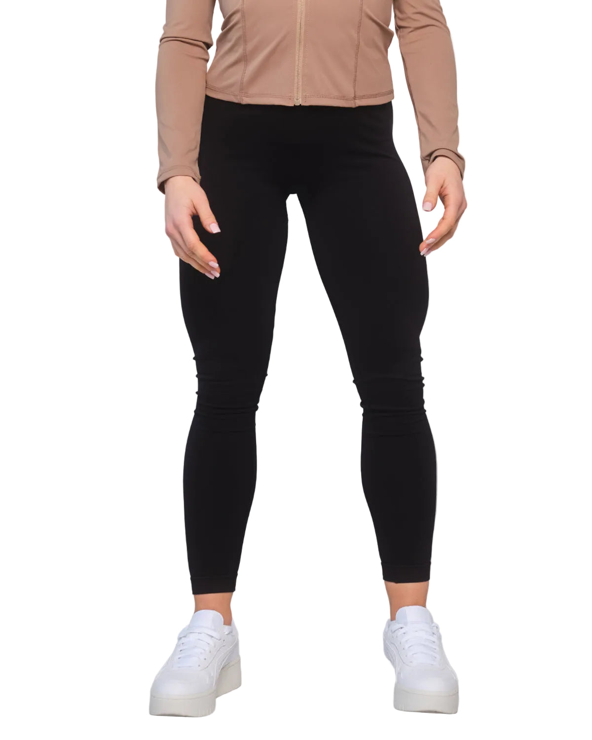 Scrunch Tight for Women in Black – High-Waisted, Figure-Flattering Tights with Stretch Fabric